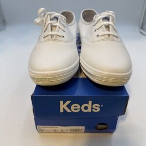 SHOES LEATHER Keds Women's 11 Grasshopper White Champion  Oxford New w/ out box